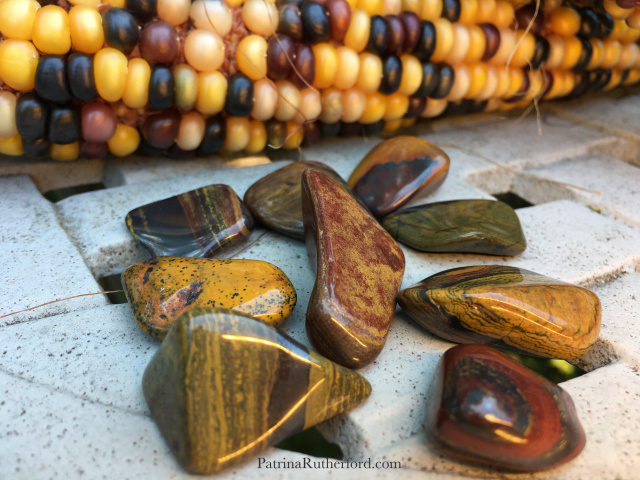  Mugglestone, also known as Tiger Iron, is a combination of tiger's eye, hematite and red jasper. 